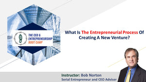 What is the entrepreneurial process of creating a new venture?