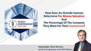 How Does An Outside Investor Determine Pre Money Valuation?