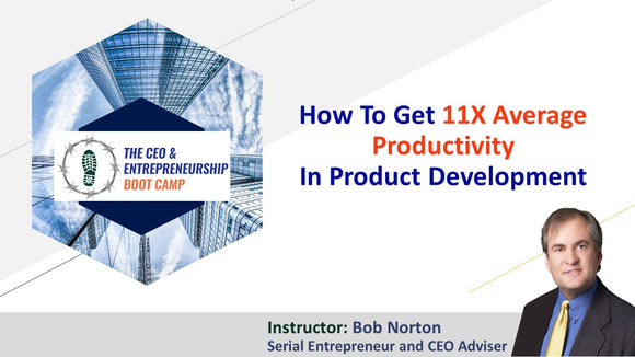How To Get 11X Average Productivity In Product Development?