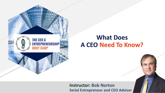What Does A CEO Need To Know?