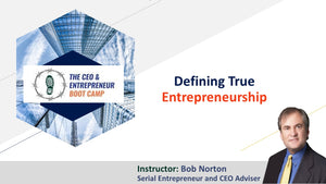 Defining True Entrepreneurship