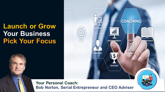 12-Week Coaching Program - Launch or Grow Your Business Pick Your Focus