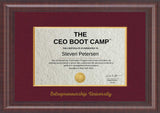 The CEO and Entrepreneur Boot Camp Certification Program - 12-weeks - Learn the 12 key Systems needed to launch any new company or product