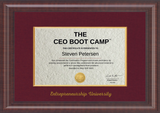 The CEO and Entrepreneur Boot Camp Certification Program - Management 3-Person Team Package